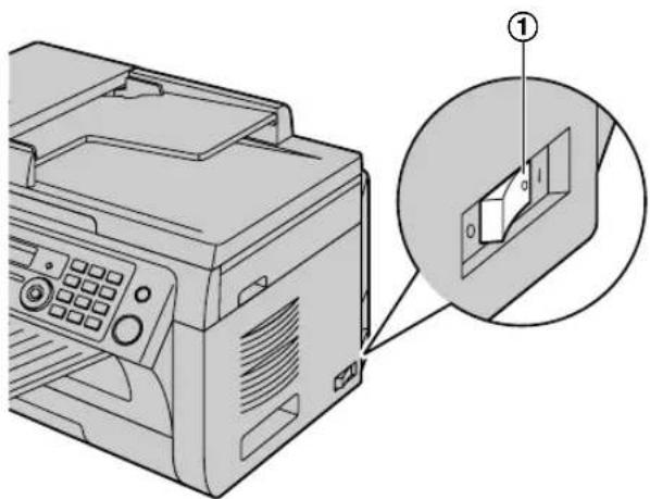 PANASONIC KXMB2030BL - Mise sous tension - 1