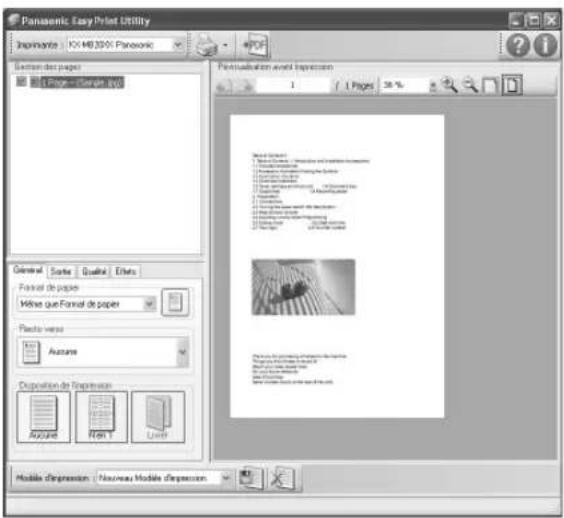 PANASONIC KXMB2030BL - Easy Print Utility - 1