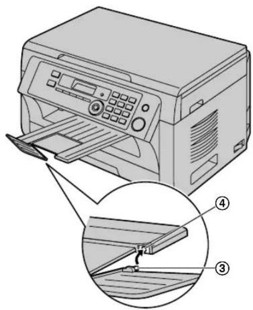 PANASONIC KXMB2011GX - Si la partie supérieure de la rallonge est détachée - 2