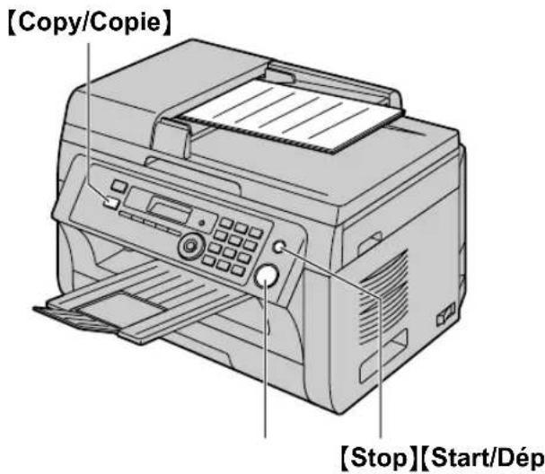 PANASONIC KXMB2011GX - Utilisation du chargeur automatique de documents (KX-MB2011 uniquement) - 1
