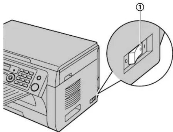 PANASONIC KXMB2011GX - Mise sous tension - 1