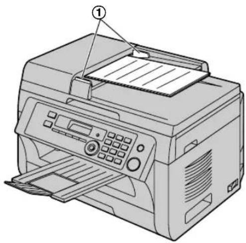 PANASONIC KXMB2011GX - Utilisation du chargeur automatique de documents (KX-MB2011 uniquement) - 1