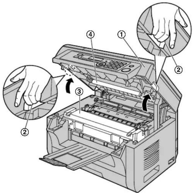 PANASONIC KXMB2011GX - Vitre inférieure - 1