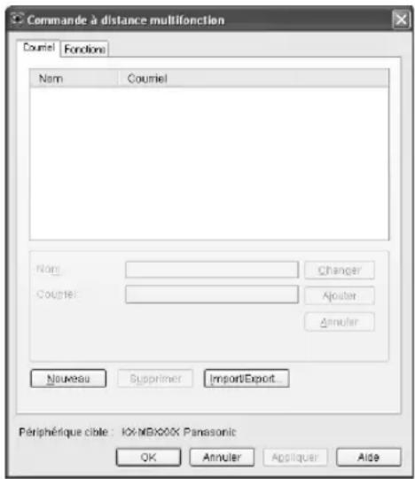 PANASONIC KXMB2011GX - Utilisation de la commande à distance - 1