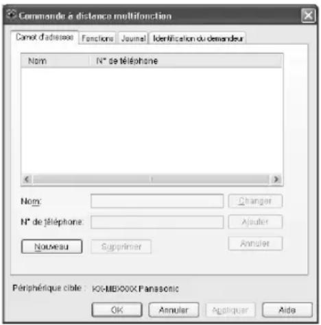 PANASONIC KXMB1530SP - KX-MB1520/KX-MB1530 uniquement : - 1