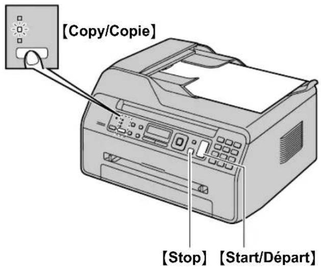 PANASONIC KXMB1530SP - Utilisation du chargeur automatique de documents (KX-MB1530 uniquement) - 1