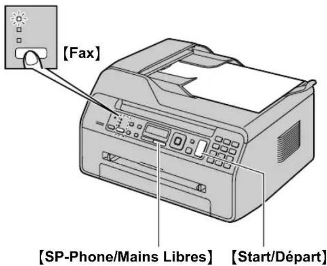 PANASONIC KXMB1530NL - Utilisation du chargeur automatique de documents (KX-MB1530 uniquement) - 1