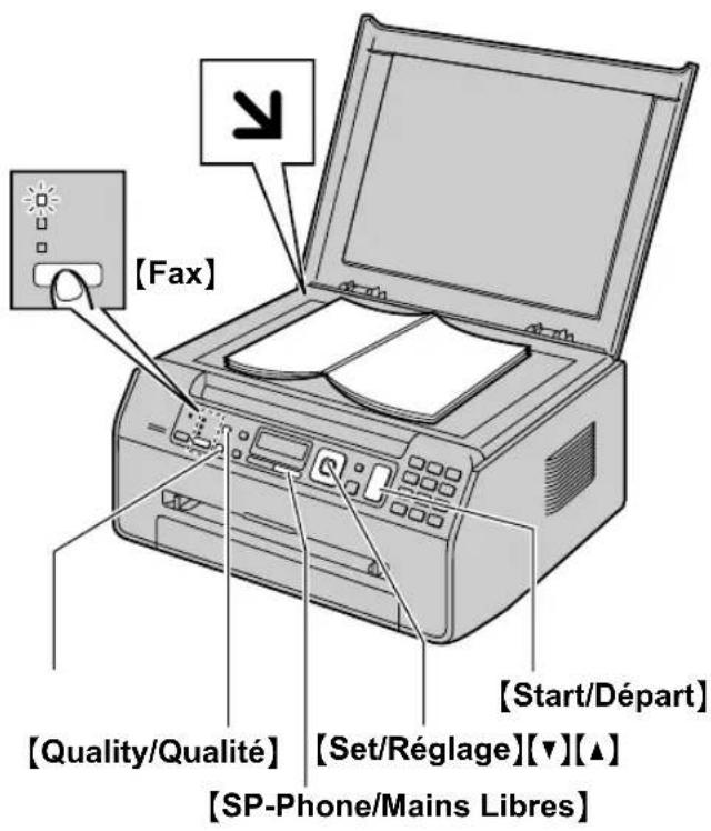 PANASONIC KXMB1520SP - Envoi manuel de télécopies - 1