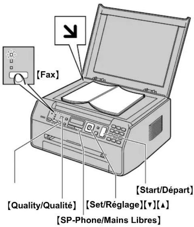 PANASONIC KXMB1520JT - Envoi manuel de télécopies - 1