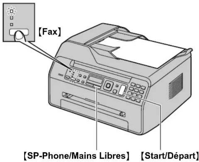 PANASONIC KXMB1536FR - Utilisation du chargeur automatique de documents (KX-MB1530/KX-MB1536 uniquement) - 1