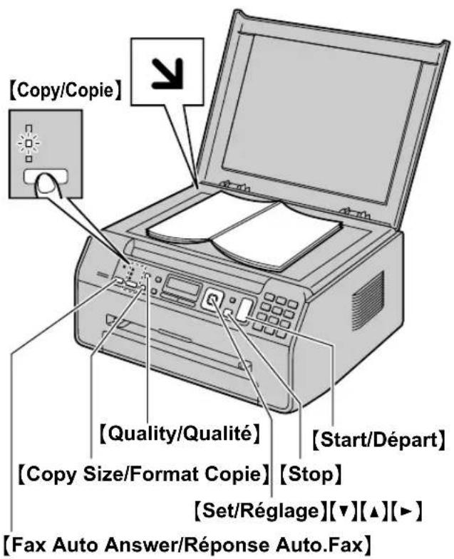 PANASONIC KXMB1520FR - RÉalisation d'une photocopie - 1