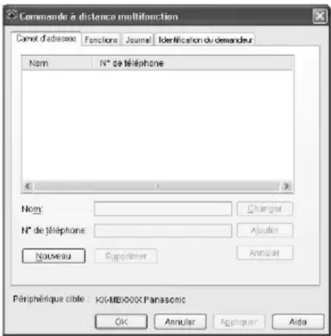 PANASONIC KXMB1520FR - KX-MB1520 uniquement : - 1