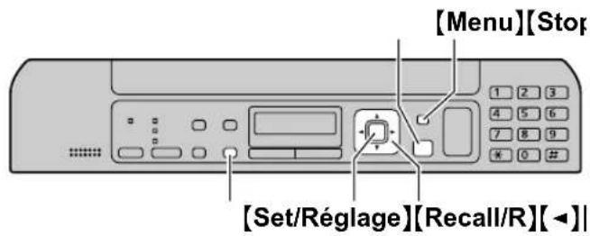 PANASONIC KXMB1520FR - Voitre numero de télécopieur (KX-MB1520 uniquement) - 1