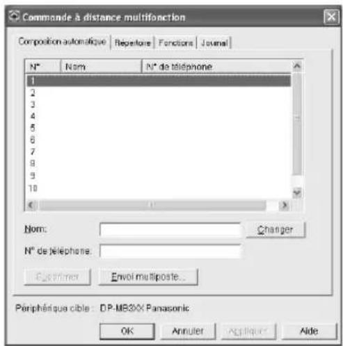 PANASONIC DPMB300EU - Utilisation de la commande à distance - 1