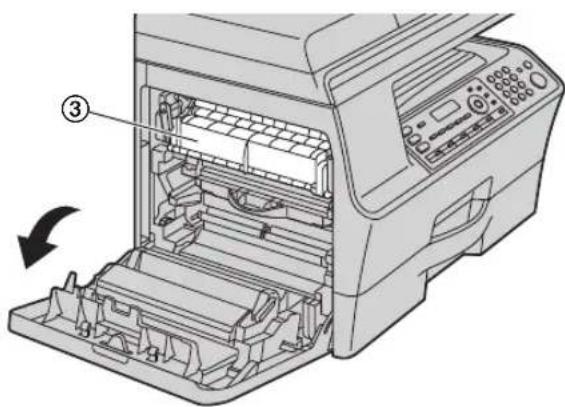 PANASONIC DPMB300EU - Si le papier d'enregistrement a occasionné un bourrage à l'intérieur de l'appareil - 2
