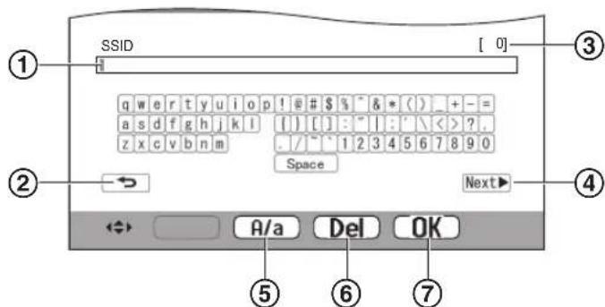 PANASONIC VLMVN511 - Como introducir texto - 1