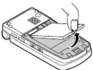 PANASONIC EBVS6 - Retrait de la batterie - 2