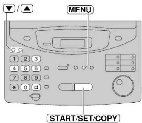 PANASONIC KXFP300BL - Sonnerie inaudible de reconnaissance des télécopies - 1