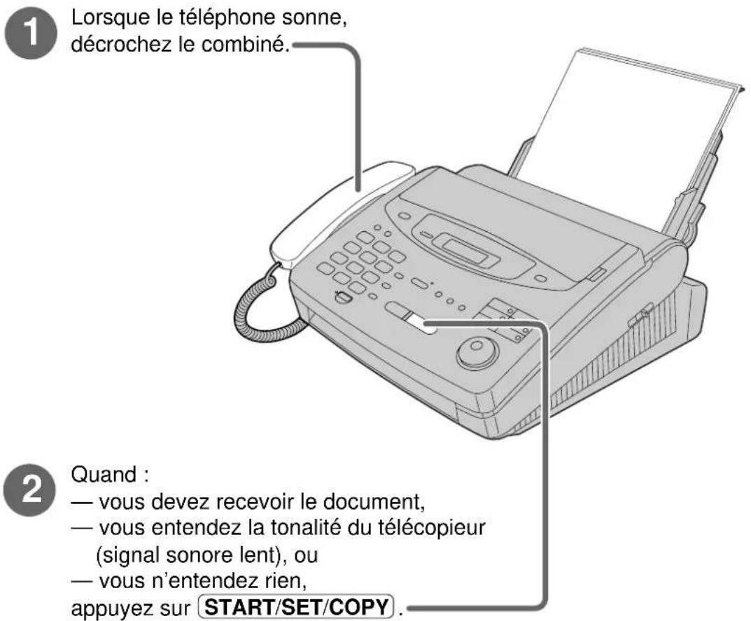PANASONIC KXFP300BL - Réception de télécopies - 1