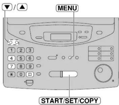 PANASONIC KXFP300BL - Instructions vocales de télécopie (KX-FM330 uniquement) - 1