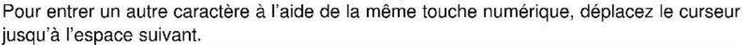 PANASONIC KXFP300BL - Pour sélectionner les caractères à l'aide du pavé numérique - 30