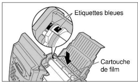 PANASONIC KXFP300BL - Si le bourrage papier survient sous la cartouche de film - 4