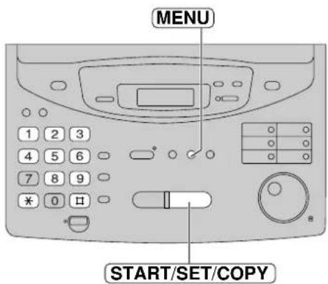 PANASONIC KXFP300BL - Programmation du code d'utilisation à distance - 1