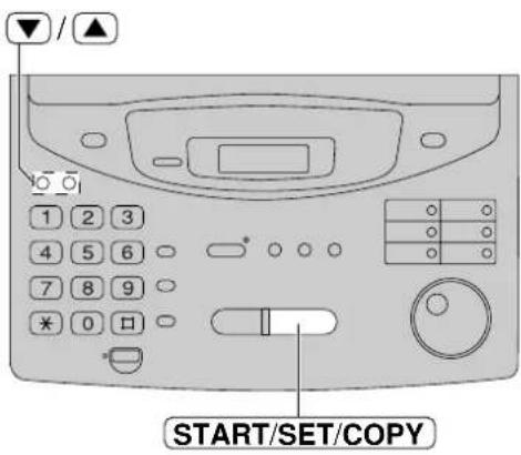 PANASONIC KXFP300BL - Volume du répondeur (KX-FM330 uniquement) - 1