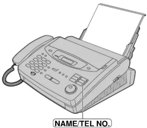 PANASONIC KXFP300BL - Affichage du service Affichage des données d'appel - 2