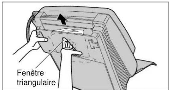 PANASONIC KXFP300BL - Si le papier n'a pas été éjecté et que le message "PAPER JAMMED" ou "CHECK PAPER" n'apparaît pas sur l'affichage - 2