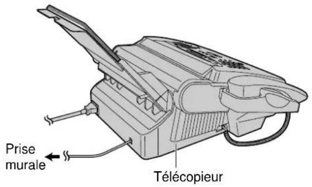 PANASONIC KXFP300BL - Utilisation de l'appareil et d'un PC sur une même ligne (KX-FM330 uniquement) - 1