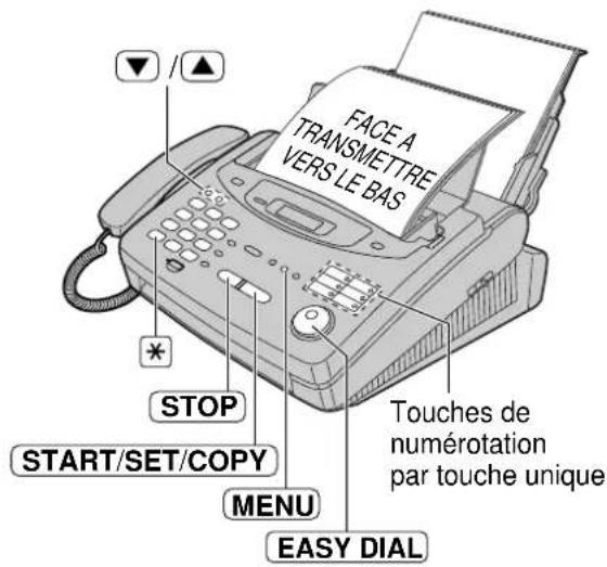 PANASONIC KXFP300BL - (envoi postposé d'une télécopie) - 3