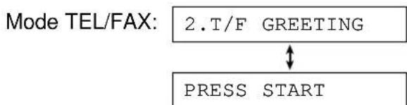 PANASONIC KXFP185BL - Enregistrement d'announces personnelles - 1