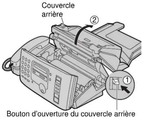 PANASONIC KXFP185BL - Remplacement du film encreur - 2