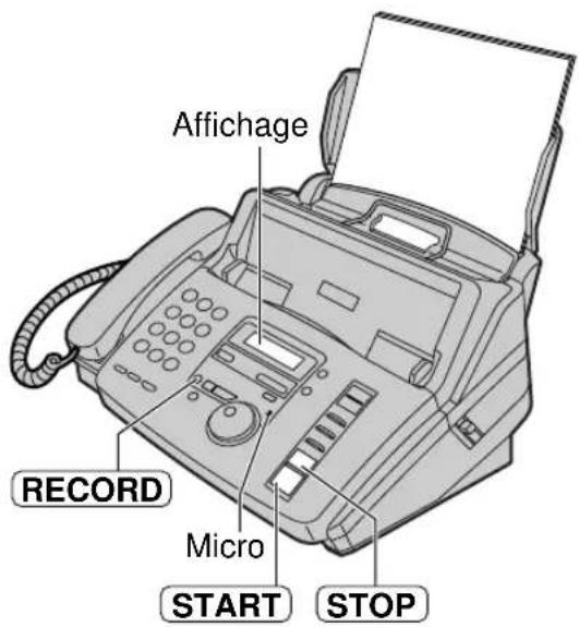 PANASONIC KXFP185BL - Une fois l'enregistrement terminé, appuyez sur STOP - 1