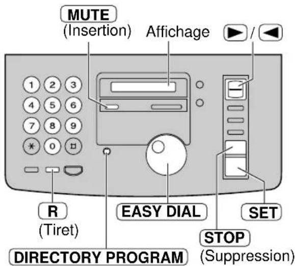 PANASONIC KXFP185BL - Appuyez sur .DIRECTORY PROGRAM - 2