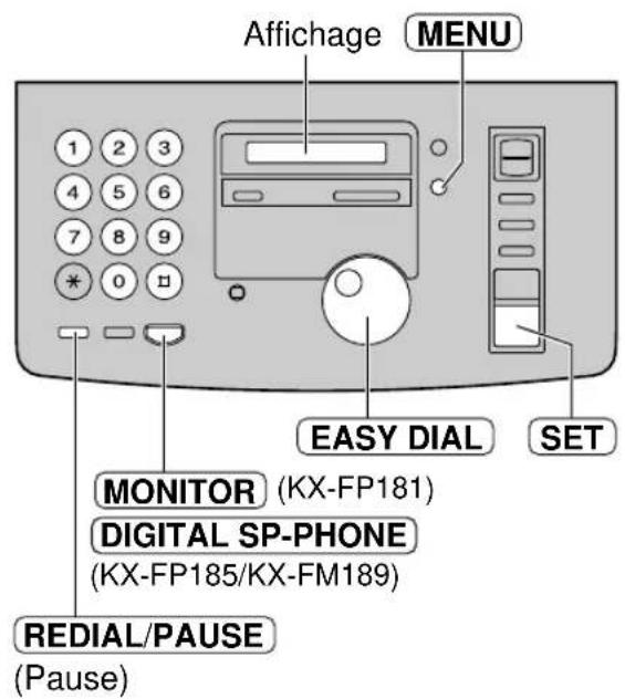 PANASONIC KXFP185BL - Example: - 1