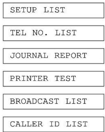 PANASONIC KXFP185BL - Listes et rapport de referencia - 1