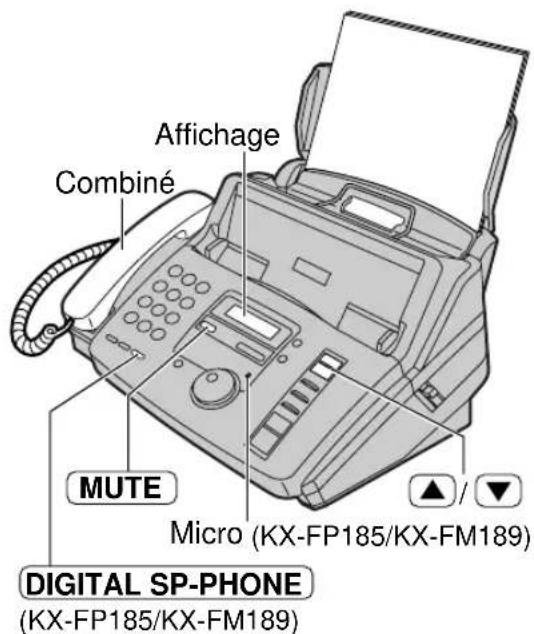 PANASONIC KXFP185BL - Pour utiliser le silencieux - 1