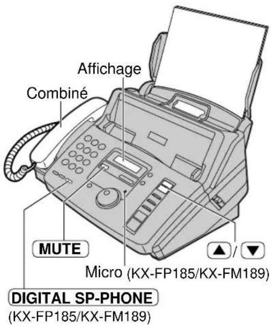 PANASONIC KXFP181BL - Pour utiliser le silencieux - 1