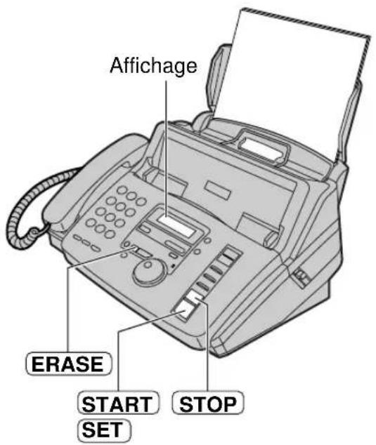 PANASONIC KXFP181BL - Effacement des announces personnelles enregistrées - 2