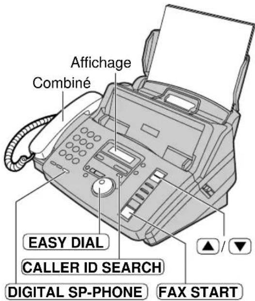 PANASONIC KXFP181BL - Appuyez sur DIGITAL SP-PHONE décrochez le combiné. - 1