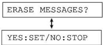 PANASONIC KXFP181BL - Effacement de tous les messages - 2