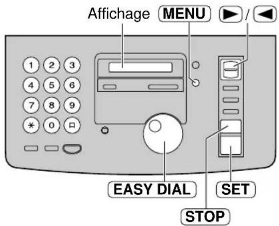 PANASONIC KXFP181BL - Réglage de la date et de l'heure - 1