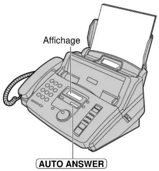 PANASONIC KXFP181BL - Activation du mode FAX ONLY - 2