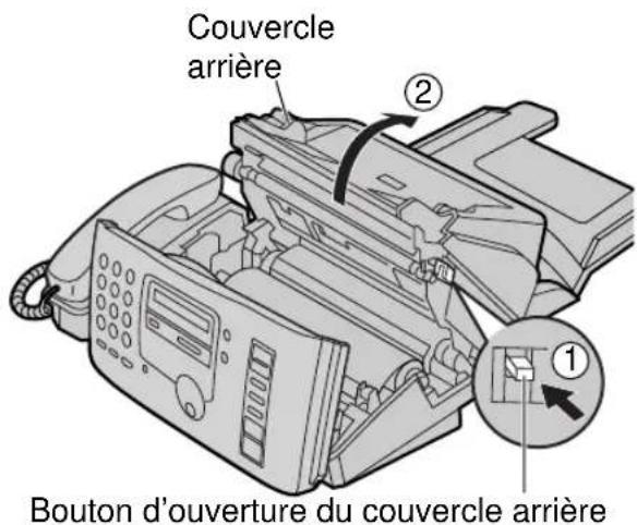 PANASONIC KXFP181BL - Remplacement du film encreur - 2