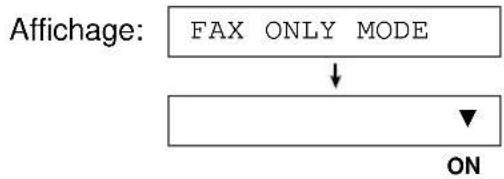 PANASONIC KXFP181BL - Activation du mode FAX ONLY - 1