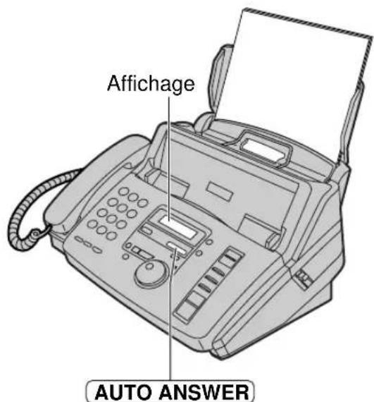 PANASONIC KXFP181BL - Réglage de la réception de messages vocaux et dételecopies - 2