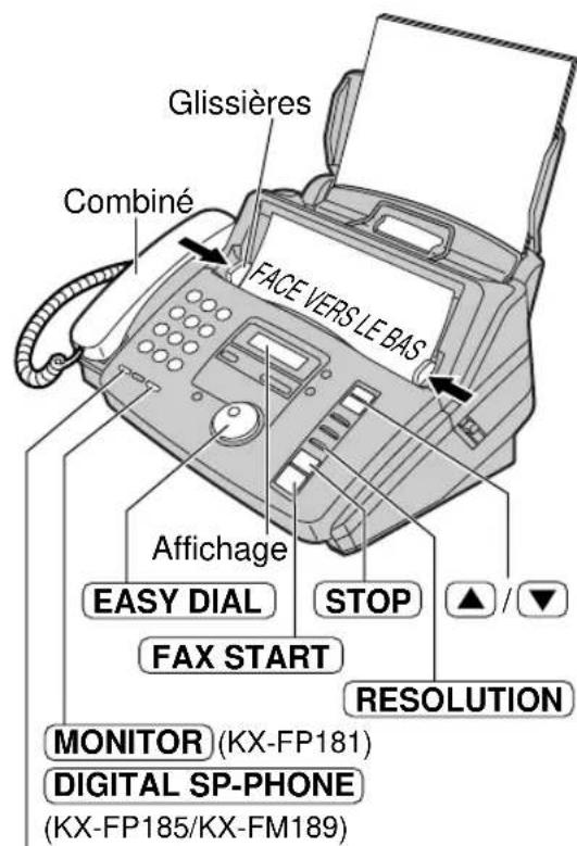 PANASONIC KXFP181BL - A l'aide du repertoire EASY DIAL - 1