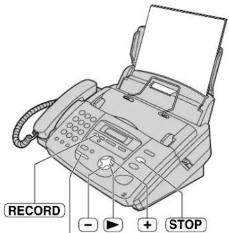 PANASONIC KXFP155BF - Decrochez le combiné ou appuyez sur MONITOR (KX-FP151)/ DIGITAL SP-PHONE (KX-FP155). - 1